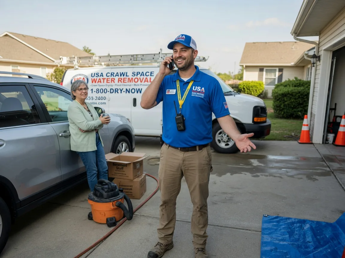 Crawl Space Water Removal Gallaway, TN FAQs